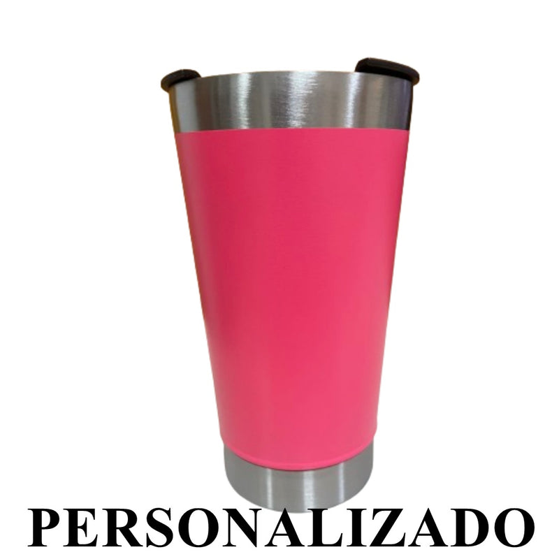 Copo Térmico Inox com Tampa e Abridor 473ml  - PERSONALIZADO