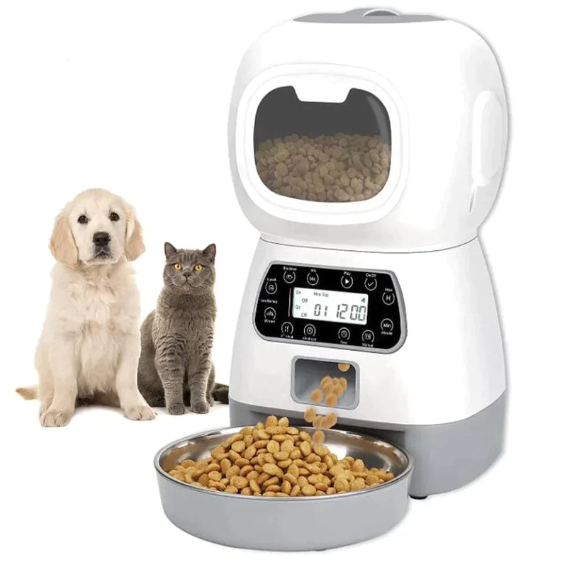 Alimentador Automático para Cães e Gatos - Tik Ofertas 