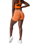 Shorts sem costura camuflado - Tik Ofertas 